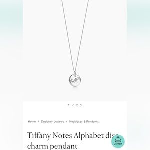 Tiffany Alphabet Charm Necklace